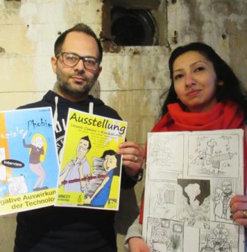 „Sprechblasen für die Menschlichkeit“ – Syrische Comiczeichner im Flandernbunker