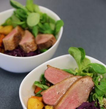 Weihnachtsessen in der Mensa